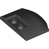 Slope Curved 3 x 4 x 2/3 Triple Curved with 2 Sunk Studs (93604)