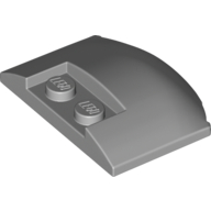 Slope Curved 3 x 4 x 2/3 Triple Curved with 2 Sunk Studs (93604)