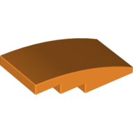 Slope Curved 4 x 2 No Studs (93606)
