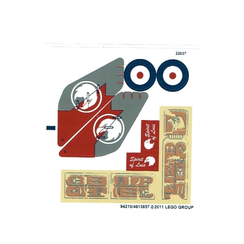Sticker Sheet for Set 7307-1 (94210)