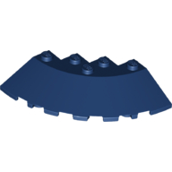 Brick Round Corner 6 x 6 with 33° Slope and Facet Cutout (95188)