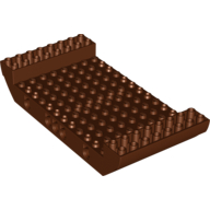 Boat Hull Section, Large Middle 8 x 16 x 2 1/3 with 5 Holes (95227)