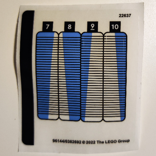 Sticker Sheet 2 for Set 40519-1 (96144)