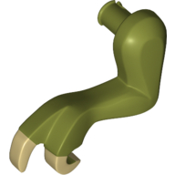 Animal Body Part, Dinosaur, Tyrannosaurus Rex Arm / Leg, Left, Small, Tan Claws Print (98058pr0001)