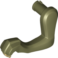 Animal Body Part, Dinosaur, Raptor Arm / Leg, Left, Tan Claws Print (98068pr0001)