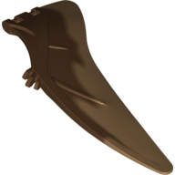Animal Body Part, Dinosaur, Pteranodon Wing, Left with Marbled Medium Nougat Edge Pattern (98088pat0001)