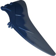 Animal Body Part, Dinosaur, Pteranodon Wing, Left with Marbled Sand Blue Edge Pattern (98088pat0006)