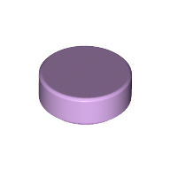 Tile Round 1 x 1 (98138)