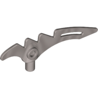 Weapon Scythe / Crescent Blade Serrated with Bar (98141)