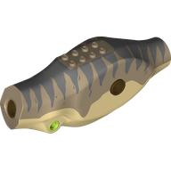 Animal Body Part, Dinosaur, Tyrannosaurus Rex Body with Tan Belly, Sand Blue Markings print (98160pr0015)