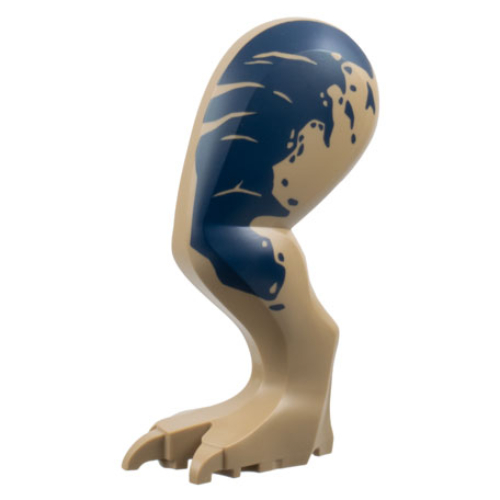 Animal Body Part, Dinosaur, Tyrannosaurus Rex Leg, Left with Dark Blue Spots print (98162pr0099)