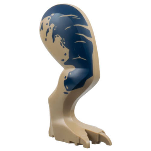 Animal Body Part, Dinosaur, Tyrannosaurus Rex Leg, Right with Dark Blue Spots print (98163pr0099)