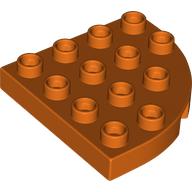 Duplo Plate Round Corner 4 x 4 (98218)