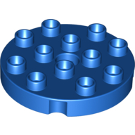 Duplo Plate Round 4 x 4 (98222)