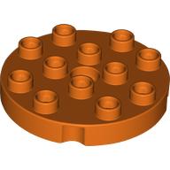 Duplo Plate Round 4 x 4 (98222)