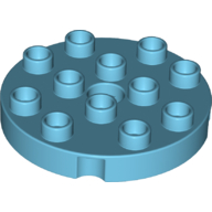 Duplo Plate Round 4 x 4 (98222)
