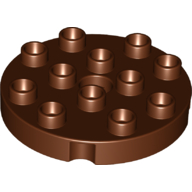 Duplo Plate Round 4 x 4 (98222)