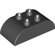Duplo Brick 2 x 4 Curved Top (98223)
