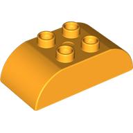 Duplo Brick 2 x 4 Curved Top (98223)