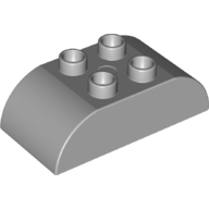 Duplo Brick 2 x 4 Curved Top (98223)