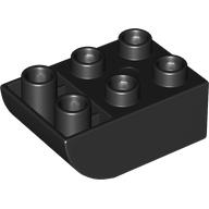 Duplo Brick 2 x 3 with Curved Bottom (98252)