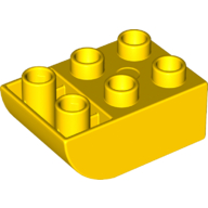 Duplo Brick 2 x 3 with Curved Bottom (98252)