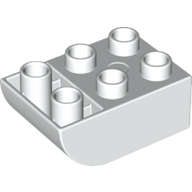 Duplo Brick 2 x 3 with Curved Bottom (98252)