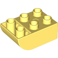 Duplo Brick 2 x 3 with Curved Bottom (98252)