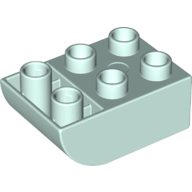 Duplo Brick 2 x 3 with Curved Bottom (98252)