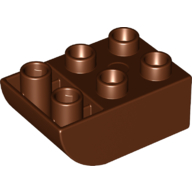 Duplo Brick 2 x 3 with Curved Bottom (98252)