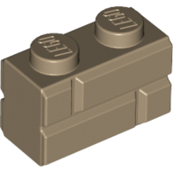 Brick Special 1 x 2 with Masonry Brick Profile (98283)