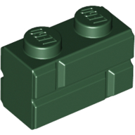 Brick Special 1 x 2 with Masonry Brick Profile (98283)