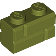Brick Special 1 x 2 with Masonry Brick Profile (98283)