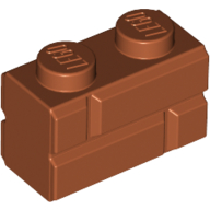 Brick Special 1 x 2 with Masonry Brick Profile (98283)