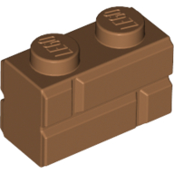 Brick Special 1 x 2 with Masonry Brick Profile (98283)
