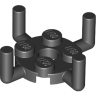 Plate Round 2 x 2 with Pin Hole and 4 Bars Up (98284)
