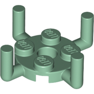 Plate Round 2 x 2 with Pin Hole and 4 Bars Up (98284)