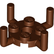 Plate Round 2 x 2 with Pin Hole and 4 Bars Up (98284)