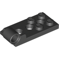 Hinge Plate 2 x 4 with Pin Hole with 3 Holes - Bottom (98285)