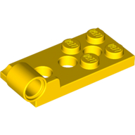 Hinge Plate 2 x 4 with Pin Hole with 3 Holes - Bottom (98285)