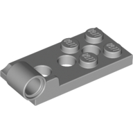 Hinge Plate 2 x 4 with Pin Hole with 3 Holes - Bottom (98285)