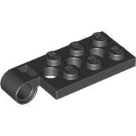 Hinge Plate 2 x 4 with Pin Hole - Top (98286)
