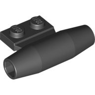 Engine, Smooth Small, 1 x 2 Side Plate with Axle Holders and Slot (98302)