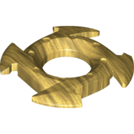 Ring 4 x 4 with 2 x 2 Opening and 4 Arrow Ends (Ninjago Spinner Crown) (98341)