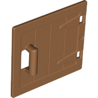 Duplo Door / Lid, Wood Effect (98459)