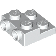 Plate Special 2 x 2 x 2/3 with Two Studs On Side and Two Raised (99206)