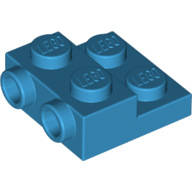 Plate Special 2 x 2 x 2/3 with Two Studs On Side and Two Raised (99206)