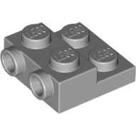 Plate Special 2 x 2 x 2/3 with Two Studs On Side and Two Raised (99206)