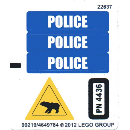 Sticker Sheet for Set 4436-1 (99219)
