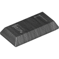 Tile Special 1 x 2 with Sloped Walls AKA Money / Gold Bar [Ingot] (99563)